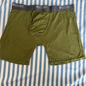 Men’s Olive Green Boxer Briefs with pouch